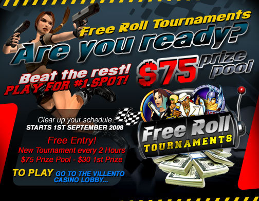 Villento Las Vegas Online Free Roll Slots Tournaments